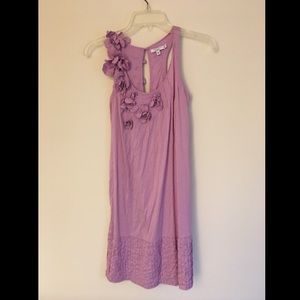 Silk Lavender Racerback Dress